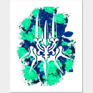 CLAN - Green Flowers Style Posters and Art